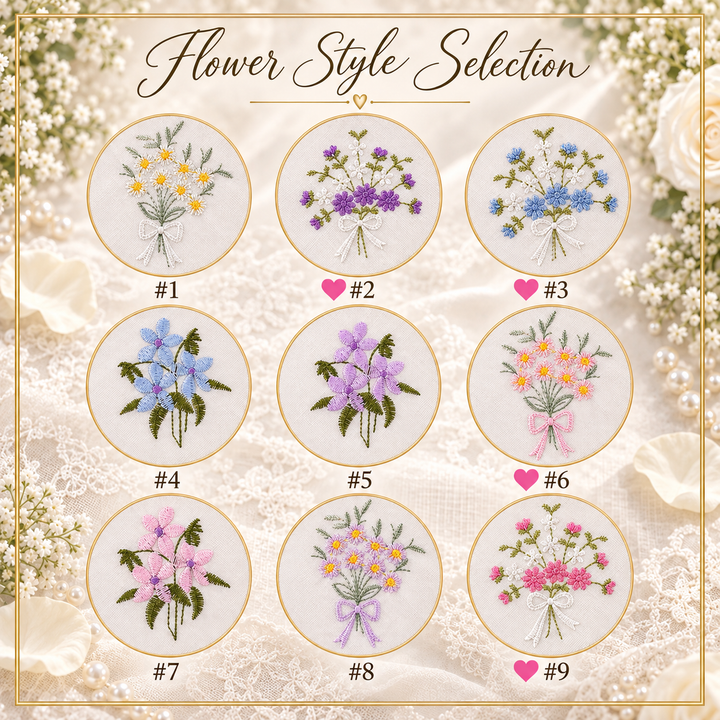Personalized Embroidered Floral Handkerchief For Happy Tears Handkerchief Wedding Hanky Bride Something Blue Gift