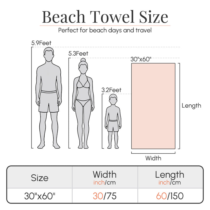Personalized Animal Print Beach Towel Summer Vacation Gift Custom Name Pool Towel