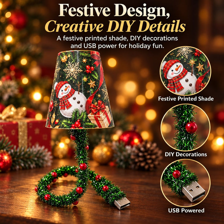 Creative Cartoon Christmas Ceiling Projection Lights Decoration