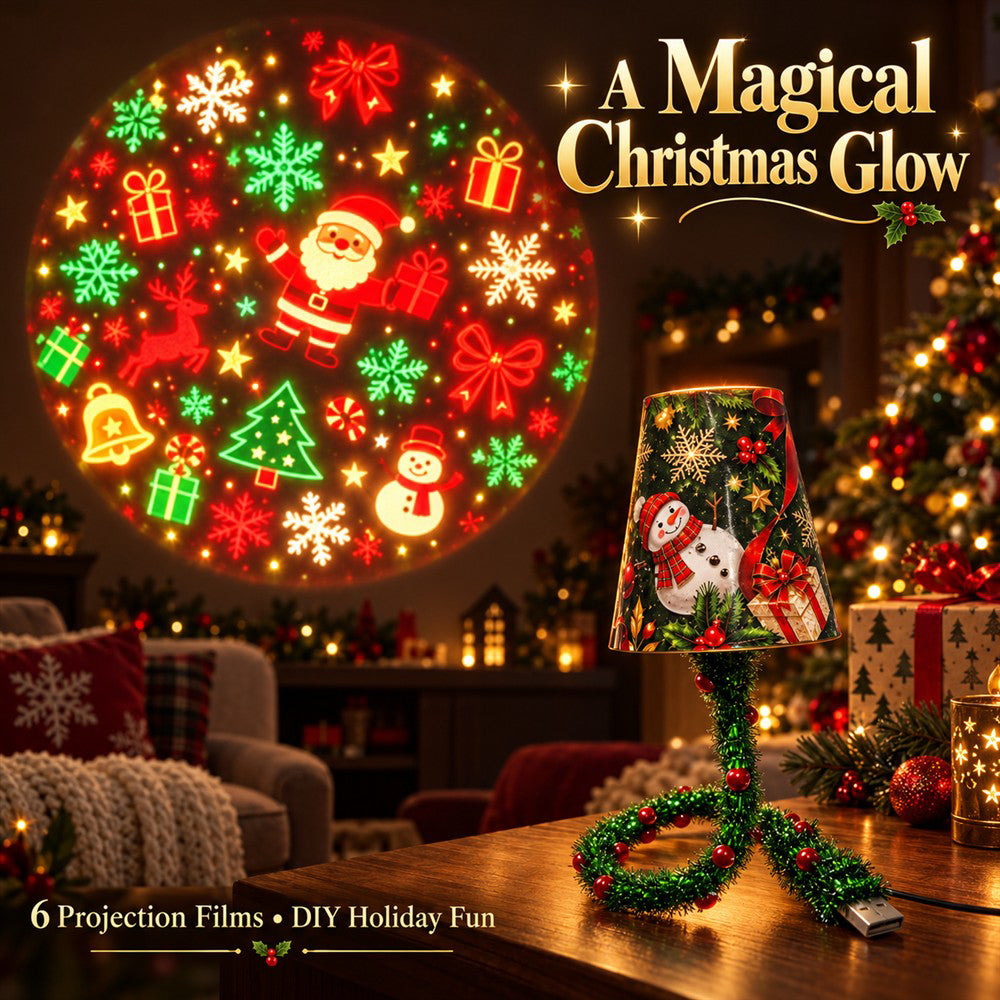 Creative Cartoon Christmas Ceiling Projection Lights Decoration
