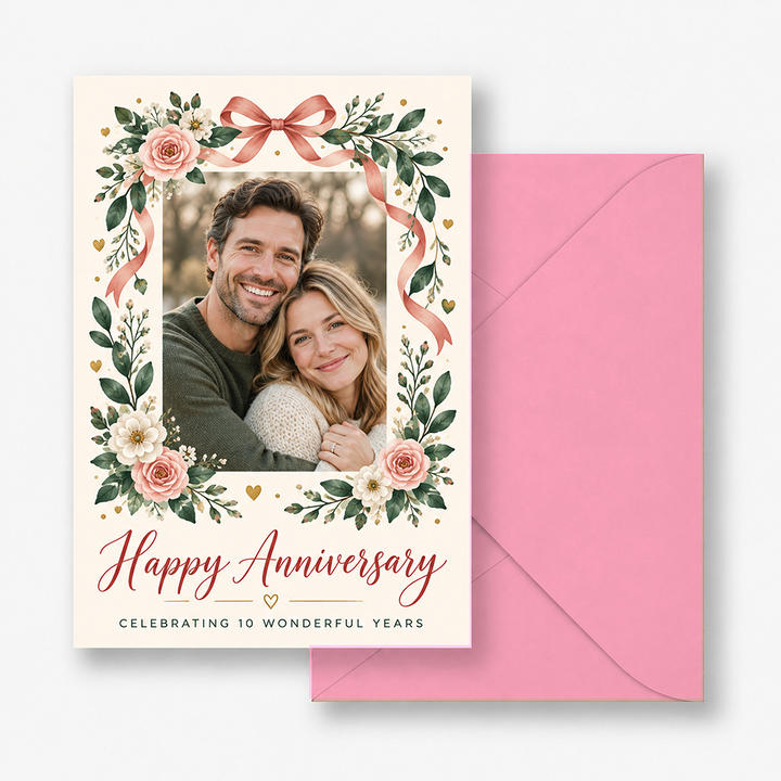 Holidazzle Garland Frame Holiday Card