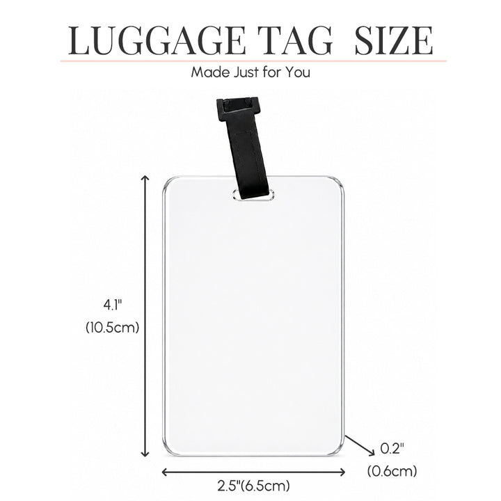 Personalized 3D Cartoon Luggage Tag Custom Character Name Travel Accessories Birthday Gift for Family Friends Travel Lovers