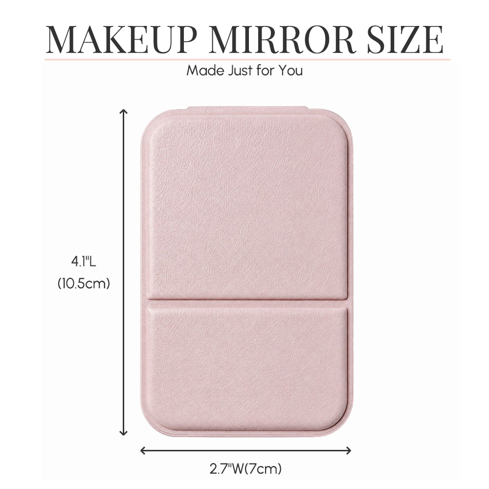 Personalized Birth Flower Makeup Mirror Custom Name Folding Pocket Mirror Bridesmaid Birthday Gift for Her