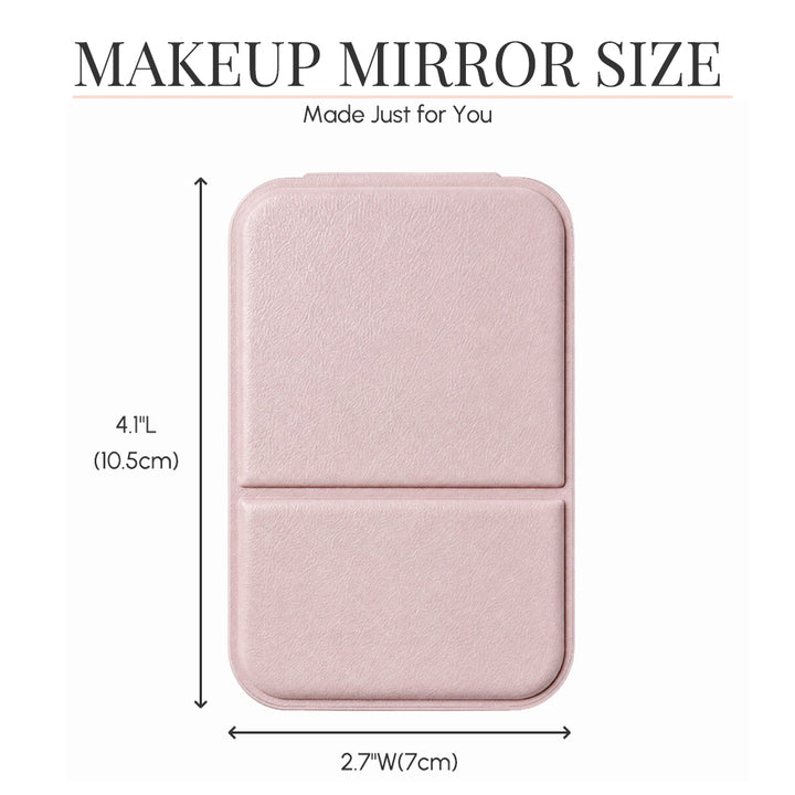 Personalized Birth Flower Makeup Mirror Custom Name Folding Pocket Mirror Bridesmaid Birthday Gift for Her