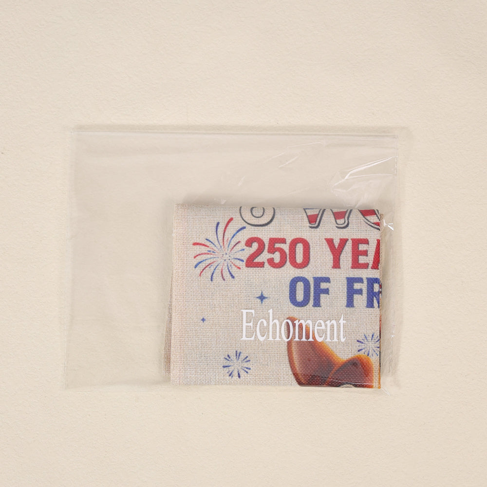 Echoment - Personalized Paws For 250th Freedom Garden Flag Patriotic Dog Outdoor House Decor Gift