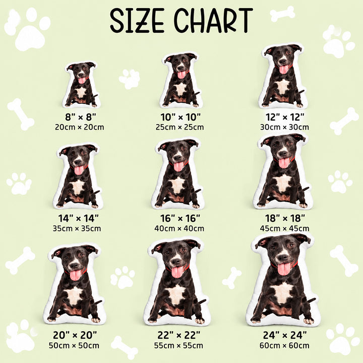 Personalized 3D Pet Shaped Pillow Custom Photo Cutout Cushion Dog and Cat Portrait Unique Pet Memorial Gift for Lovers