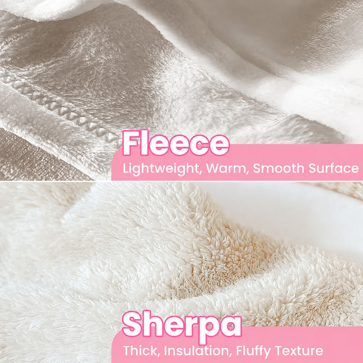 Personalized Cute Striped Dumpling Squishy Throw Blanket with Name Custom Plush Soft Fleece Blanket Gift for Girl Daughter