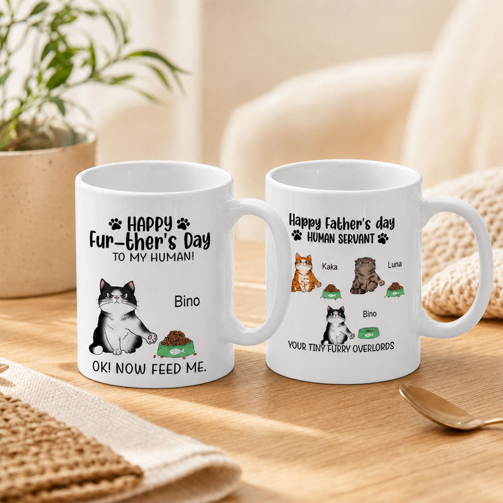 Personalized Funny Pet Cat Owner Mug Father&