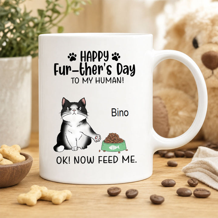 Personalized Funny Pet Cat Owner Mug Father&