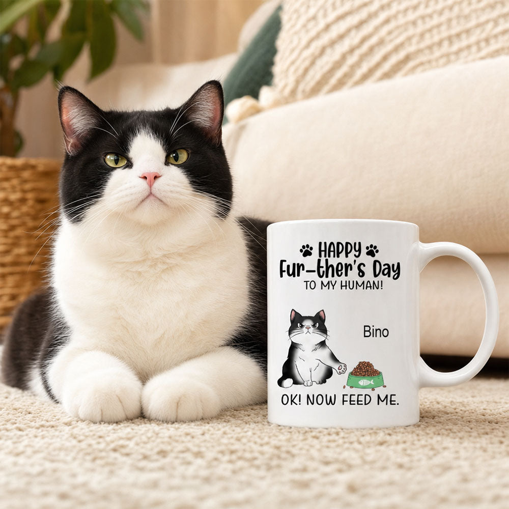 Personalized Funny Pet Cat Owner Mug Father&