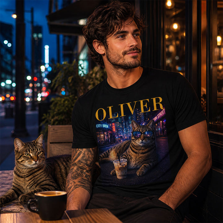 Personalized Pet Portrait Shirt Funny Vintage Graphic Tee Custom Gift for Pet Lovers