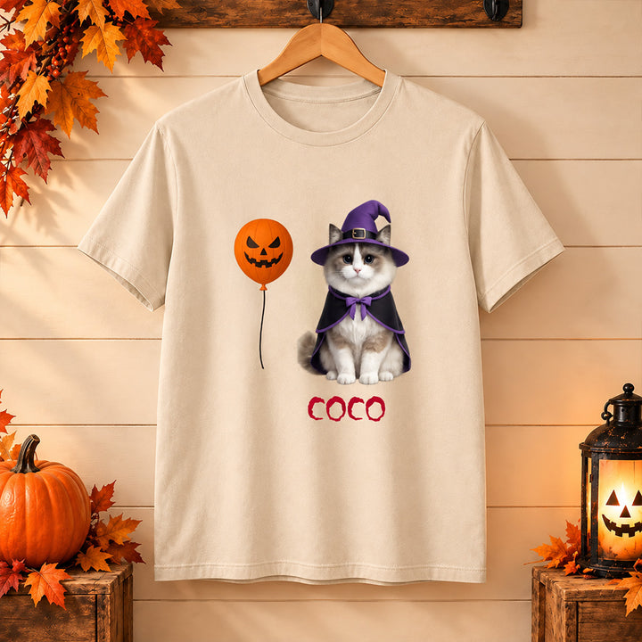 Personalized 3D Halloween Themed Apparel Custom Dog Cat Shirt and Sweatshirt for Pet Owners and Lovers
