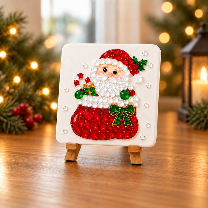 Personalized Christmas DIY Art Kit with Name Creative Holiday Craft Set Festive Home Office Decoration Gift for Family Friends Craft Lovers