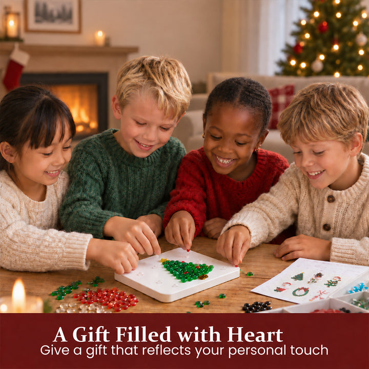 Personalized Christmas DIY Art Kit with Name Creative Holiday Craft Set Festive Home Office Decoration Gift for Family Friends Craft Lovers