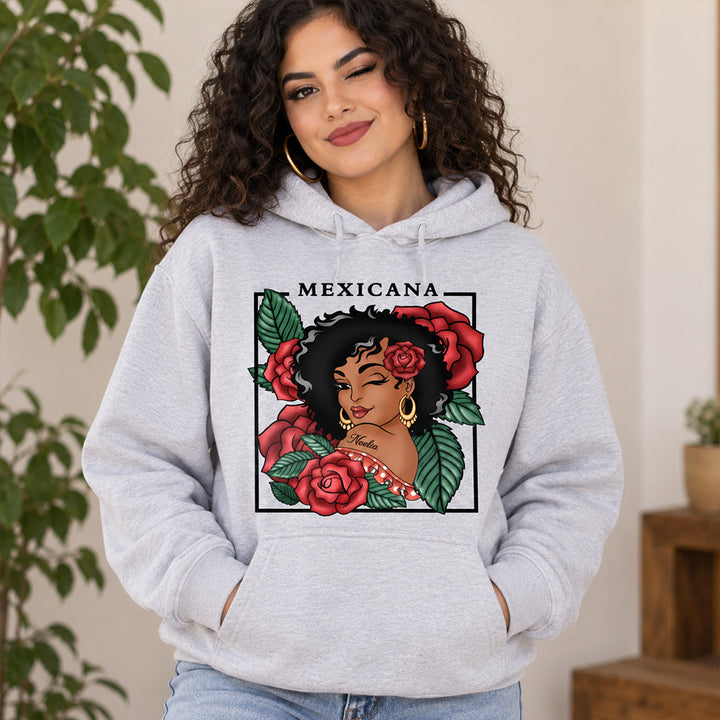 Personalized Hispanic Heritage Woman Shirt with Name Cultural Pride T-Shirt Hispanic Heritage Month Gift for Latina Women Family Friends