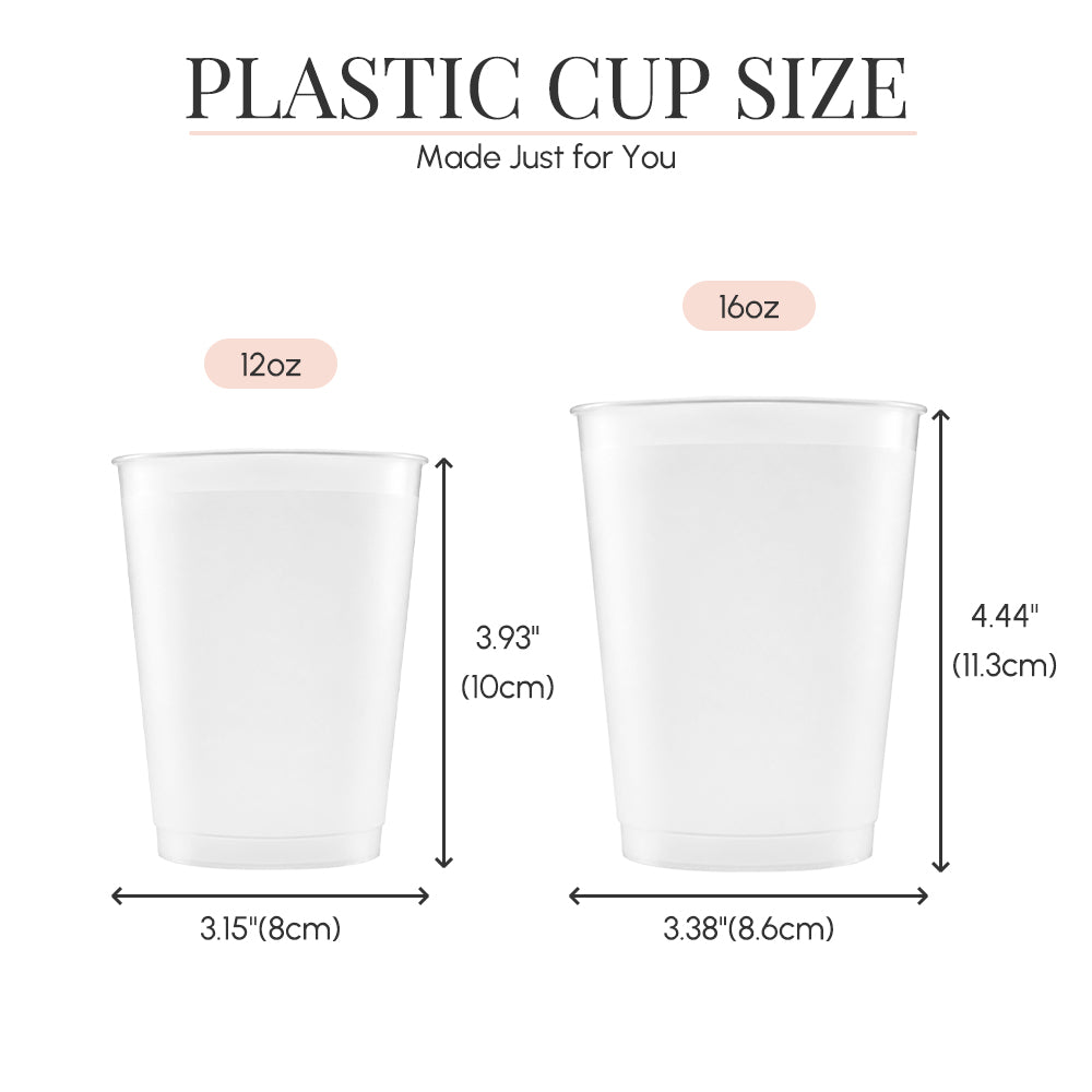 Personalized Pet Portrait Frosted Plastic Cups with Custom Name Set Reusable Wedding Party Favor Daily Drink Cups
