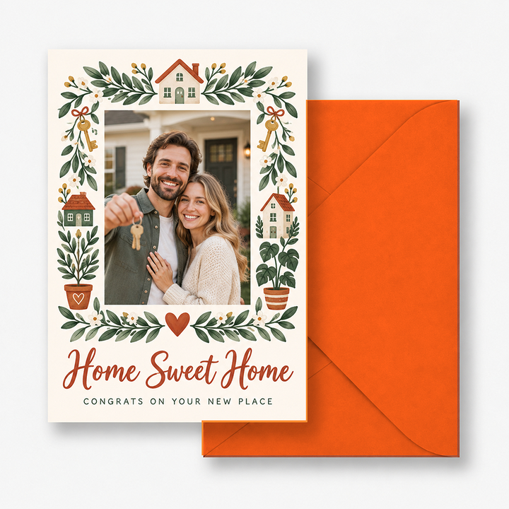 Holidazzle Garland Frame Holiday Card