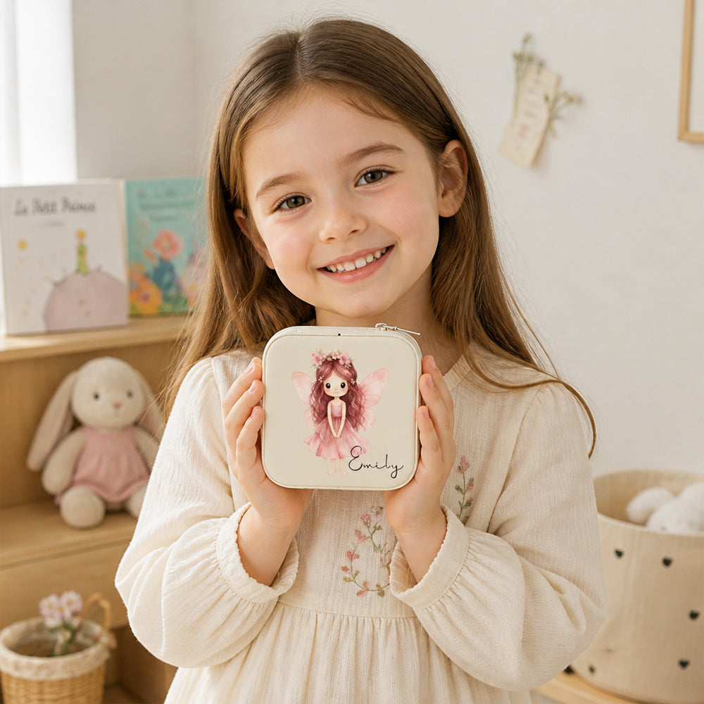 Personalized Fairy Jewelry Box Custom Name Princess Keepsake Girls Birthday Bridesmaid Gift