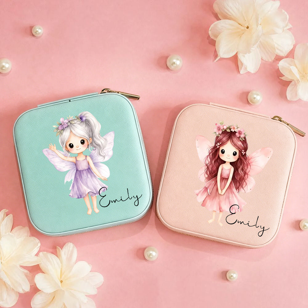 Personalized Fairy Jewelry Box Custom Name Princess Keepsake Girls Birthday Bridesmaid Gift